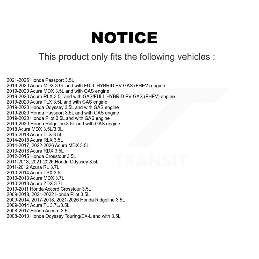 [N/A] Capteur de position Camshaft pour Honda Acura Accord Odyssey Pilot MDX RDX TLX