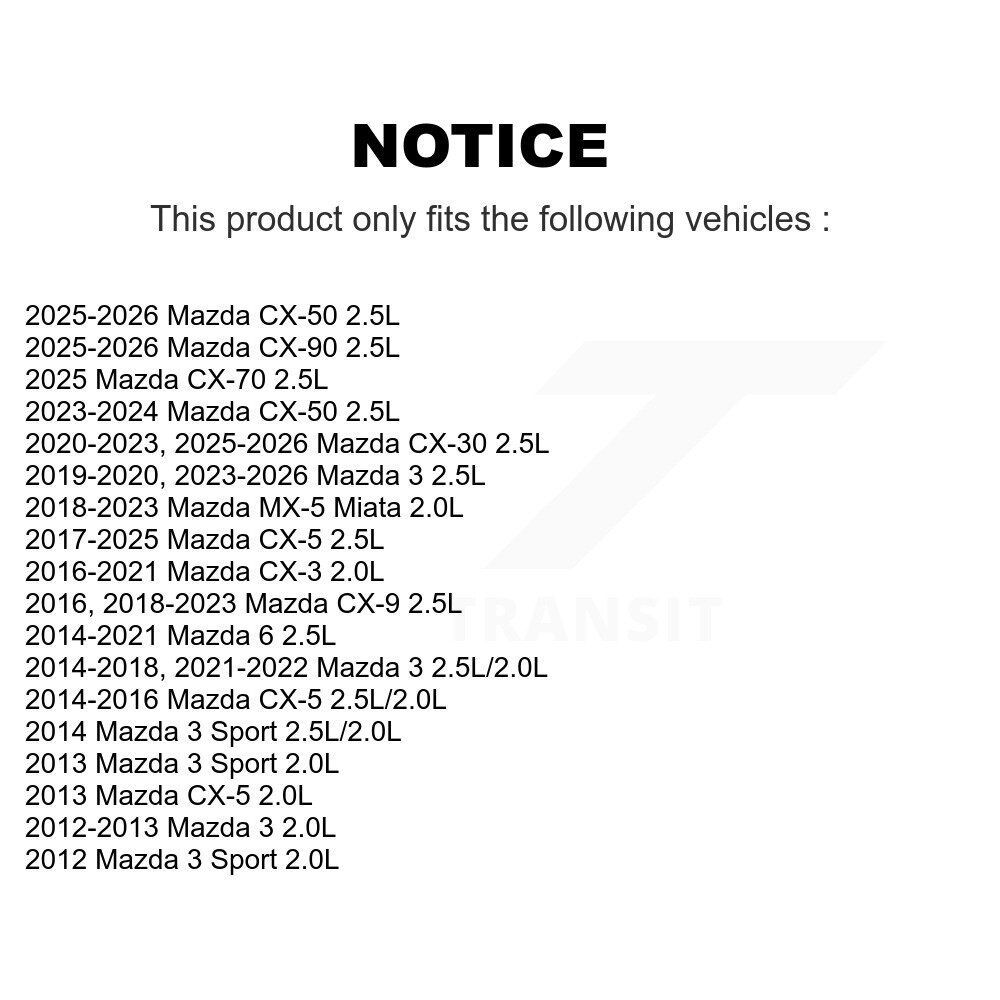 [N/A] Capteur de position de Camshaft moteur pour Mazda 3 CX-5 CX-3 CX-30 CX-9 6 MX-5 Miata