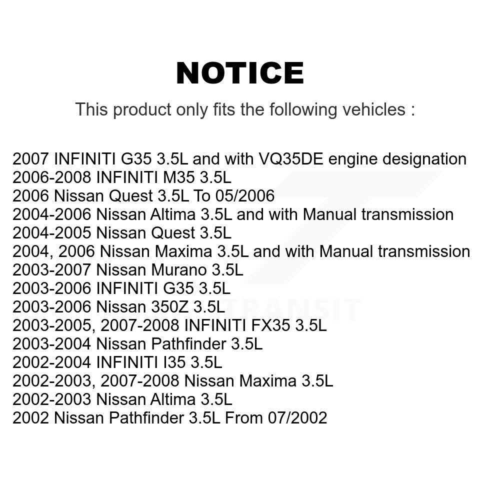 [N/A] Capteur de position de l'arbre moteur pour Nissan INFINITI Altima G35 Murano 350Z M35