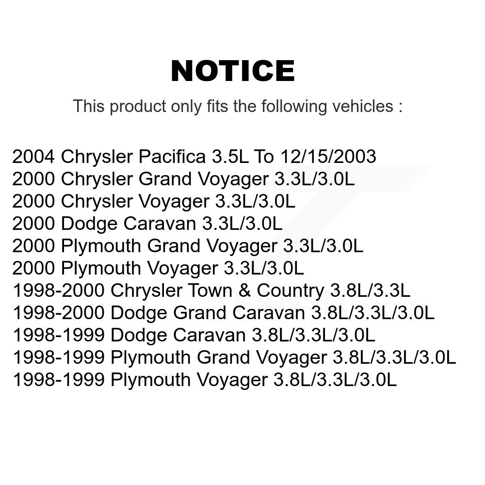 [N/A] Capteur de position du moteur pour Dodge Caravan Grand Chrysler Pacifica Plymouth Town &