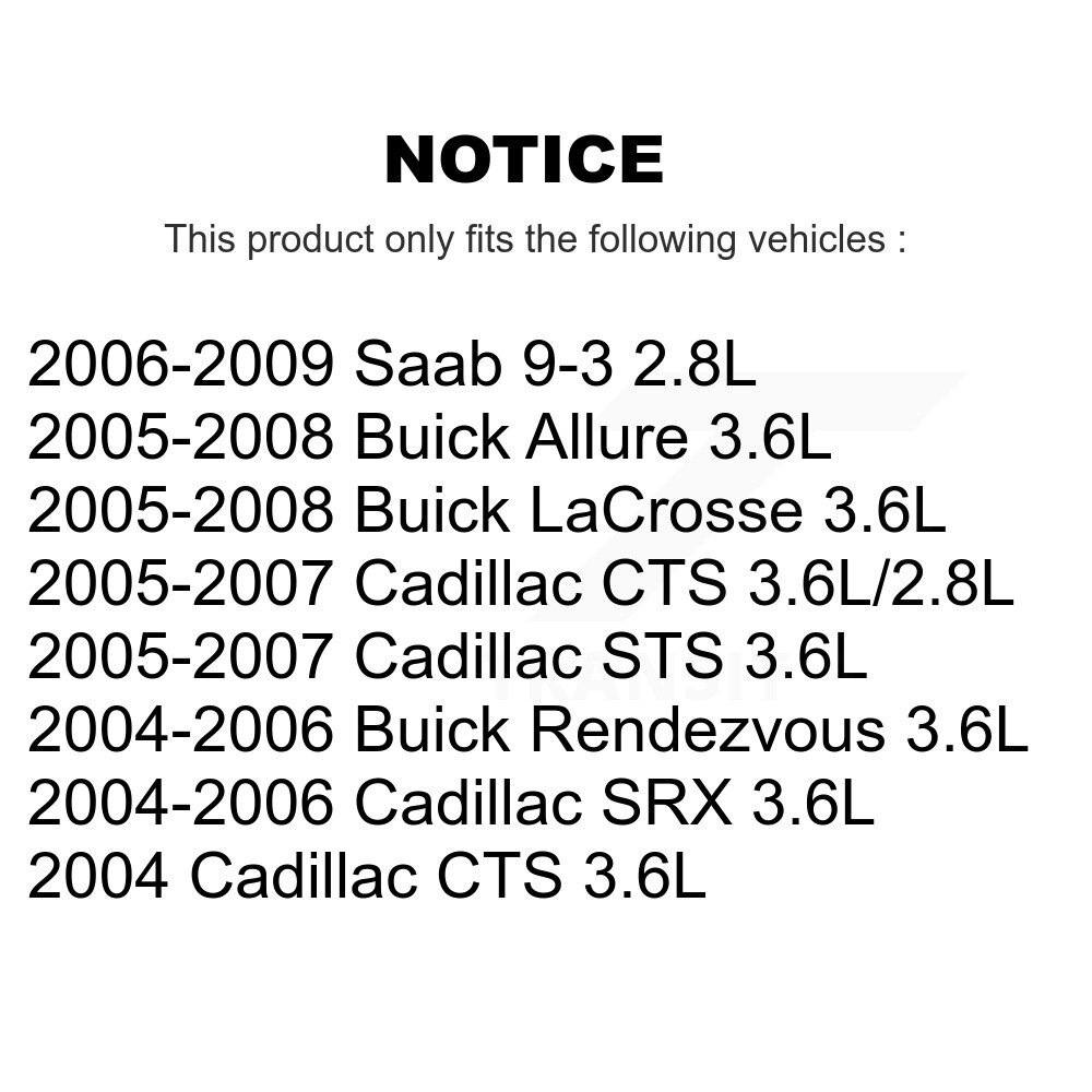 [N/A] Capteur de position de l'arbre moteur pour Buick LaCrosse Cadillac Allure CTS Saab
