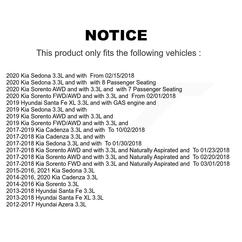 [N/A] Capteur de position de l'arbre moteur pour Kia Sorento Hyundai Santa Fe Sedona XL
