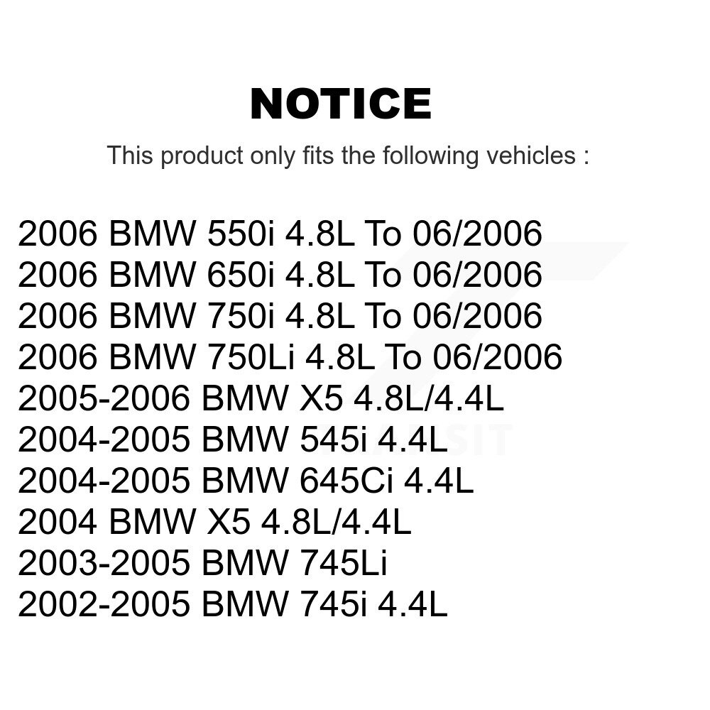 [N/A] Capteur de position de l'arbre moteur pour BMW X5 645Ci 545i 745i 650i 745Li 750Li