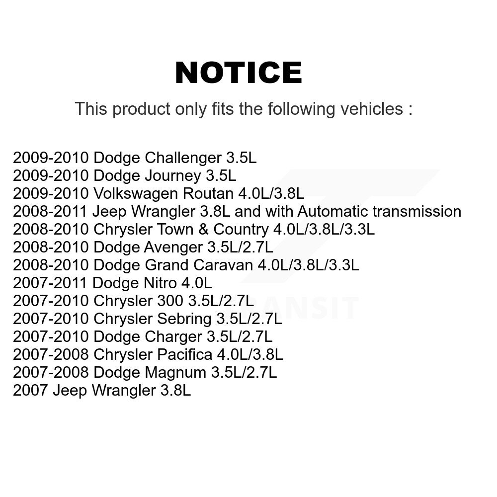 [N/A] Capteur de position de l'arbre moteur pour Dodge Grand Caravan Chrysler Journey Jeep