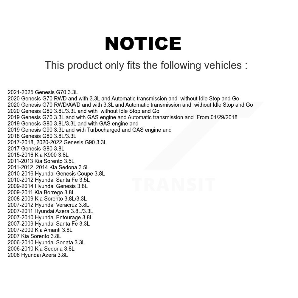 [N/A] Capteur de position du moteur pour Hyundai Santa Fe Kia Sorento Sonata Coupe