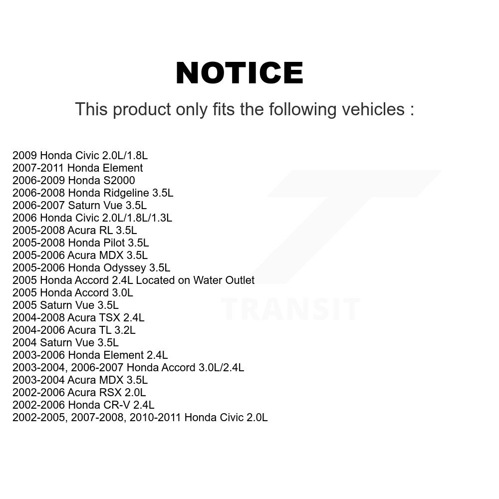 [N/A] Capteur de température du liquide de refroidissement pour Honda Civic Accord CR-V Acura Odyssey TSX