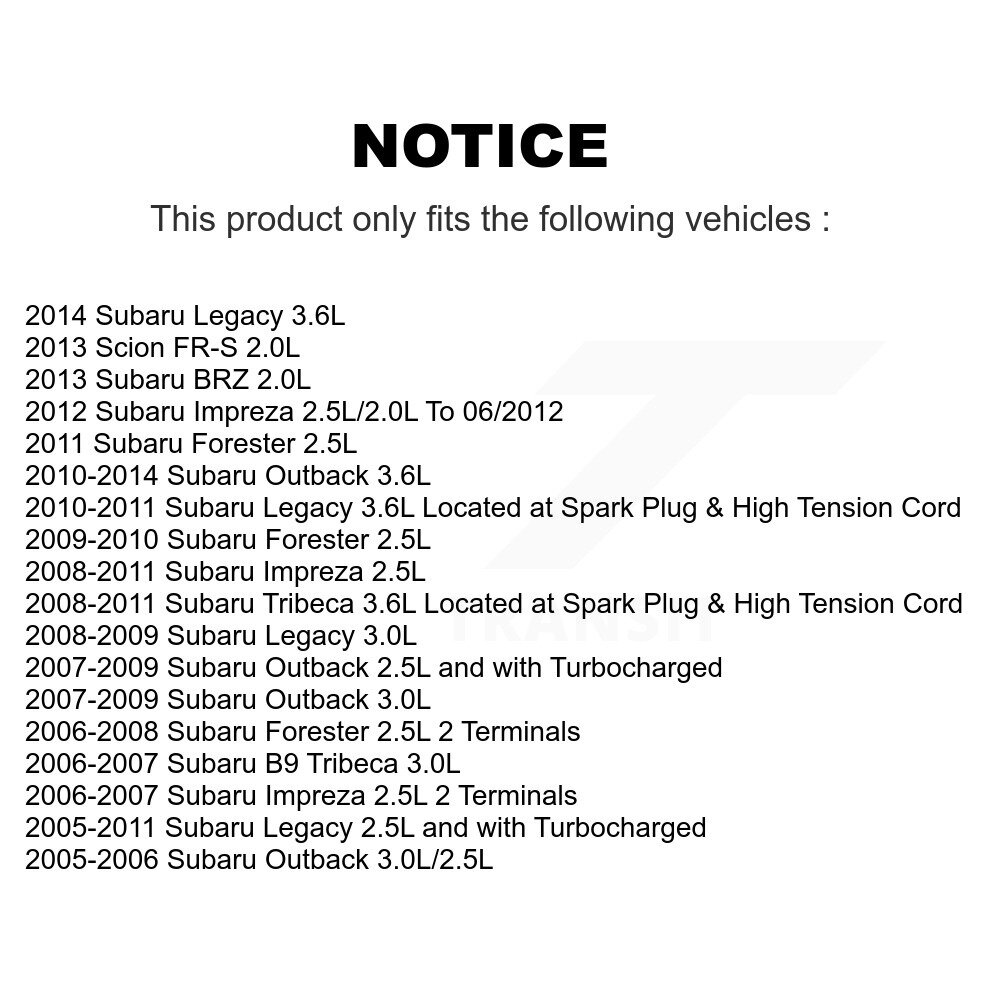 [N/A] Capteur de température de refroidissement du moteur pour Subaru Outback Impreza Forester Legacy BRZ