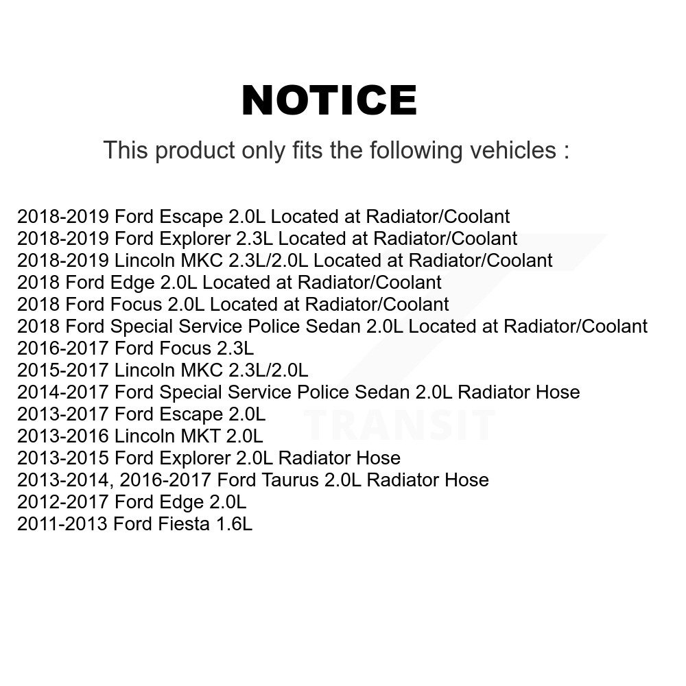 [N/A] Capteur de température du refroidisseur moteur pour Ford Escape Edge Explorer Focus Fiesta MKC