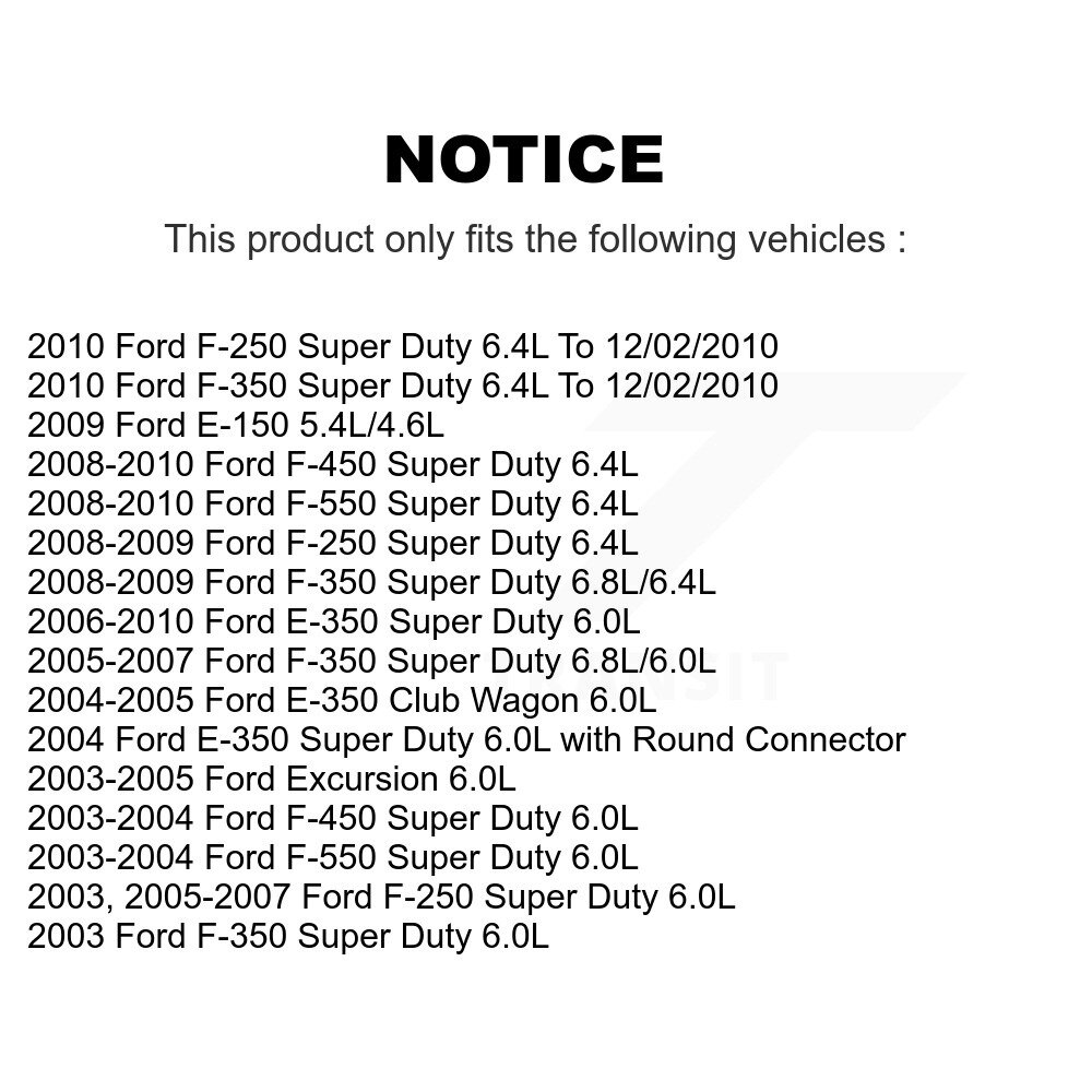[N/A] Capteur de température du moteur pour Ford F-350 Super Duty F-250 E-350 E-150 Club Wagon