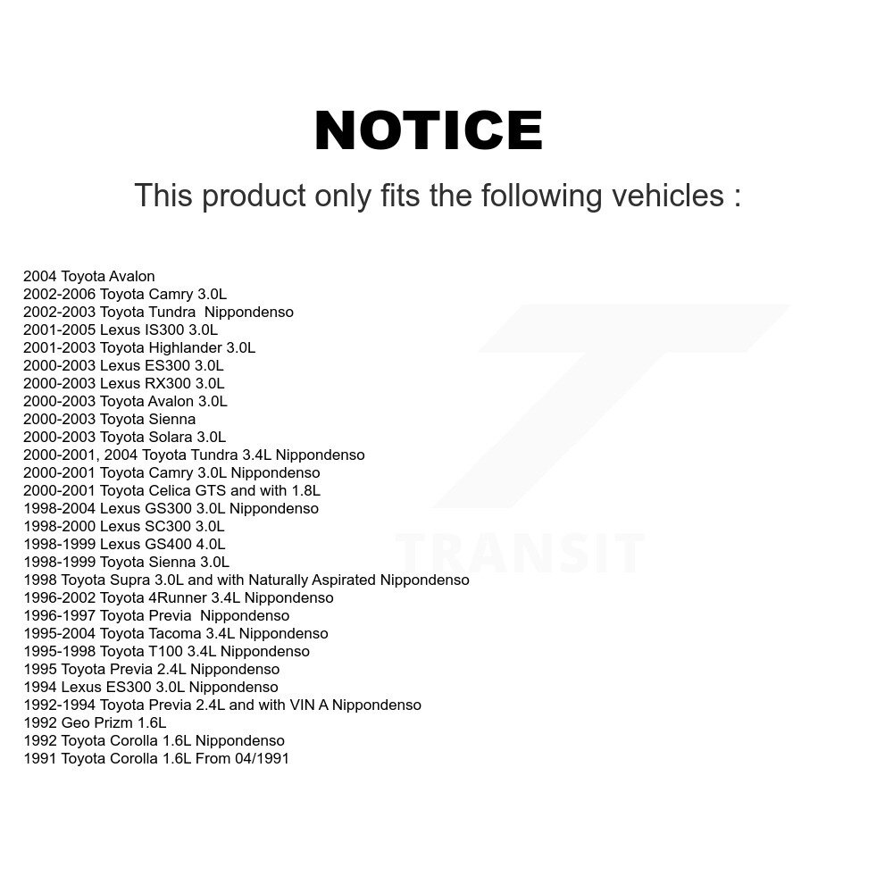 [N/A] Capteur d'allumage (détonation) pour Toyota Camry 4Runner Tacoma Sienna Lexus