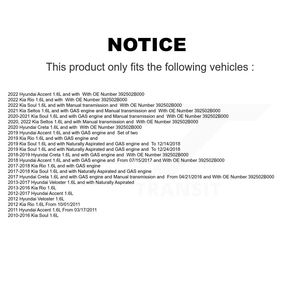 [N/A] Capteur de détonation pour Kia Hyundai Accent Soul Rio Seltos Creta