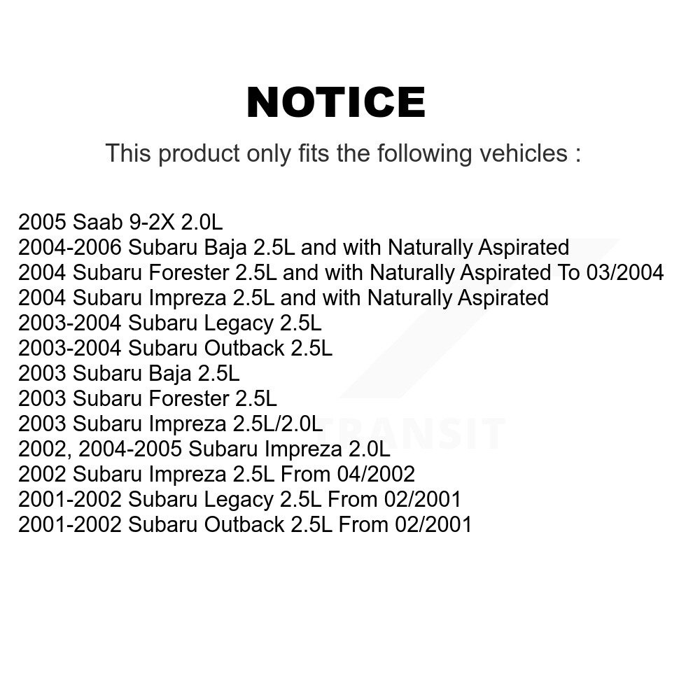 [N/A] Capteur d'allumage (détonation) pour Subaru Impreza Forester Outback Legacy