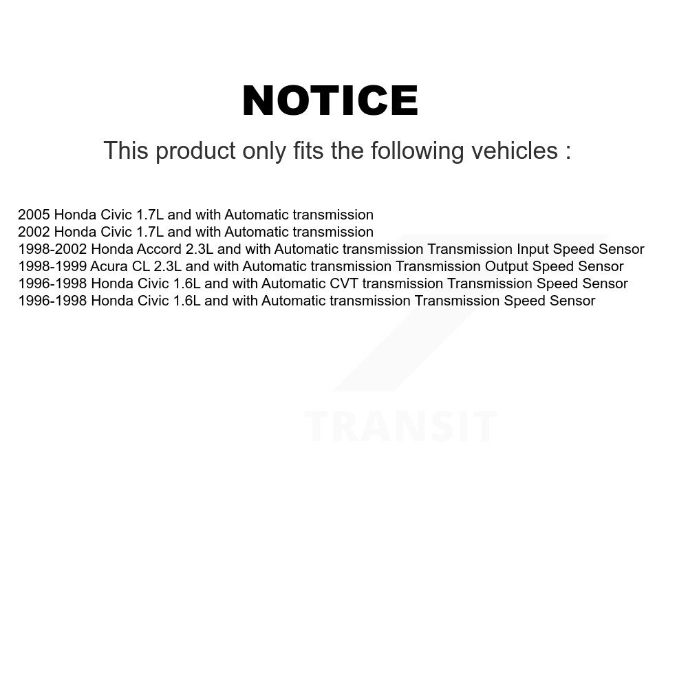 [N/A] Capteur de vitesse pour Honda Civic Accord Acura Integra CL SEN-2VSS0066