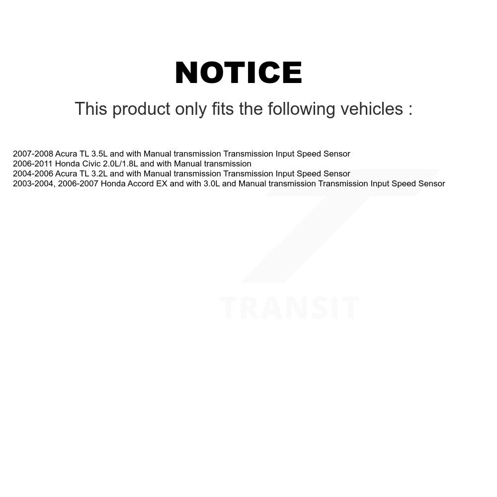 [N/A] Capteur de vitesse pour Honda Civic Accord Acura TL SEN-2VSS0085
