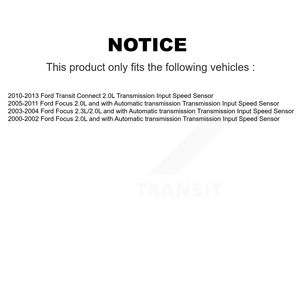 [N/A] Capteur de vitesse pour Ford Focus Transit Connect SEN-2VSS0105