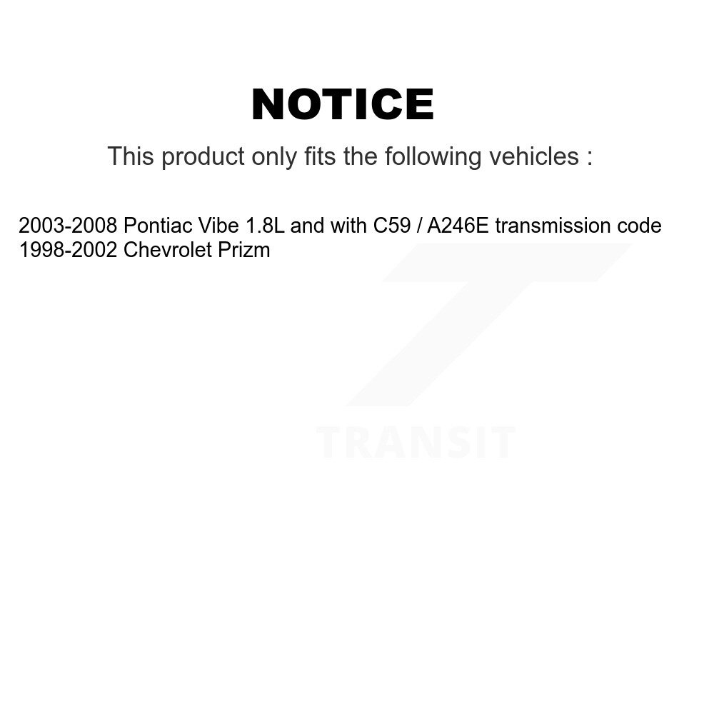 [N/A] Capteur de vitesse pour Pontiac Vibe Chevrolet Prizm SEN-2VSS0144