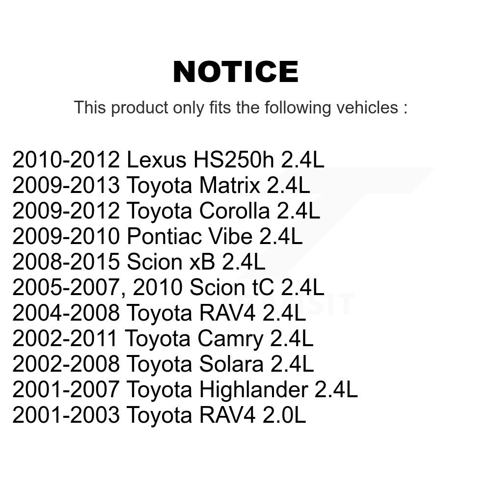 [Prise en charge] Solénoïde pour Toyota Corolla Camry Matrix RAV4