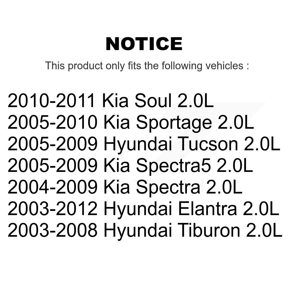 [N/A] Solénoïde de calage variable du moteur (VVT) pour Hyundai Elantra Kia Tucson Soul