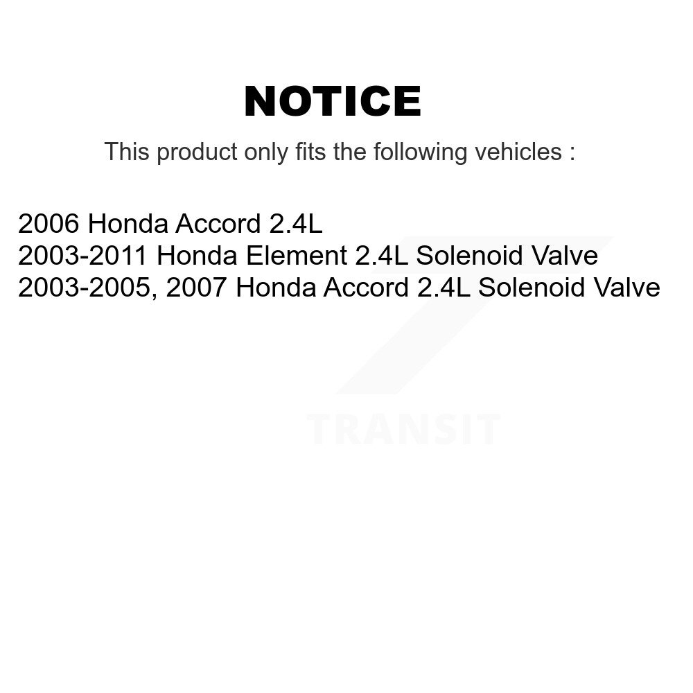 [N/A] Solénoïde de calage variable (VVT) pour Honda Accord Element 2.4L