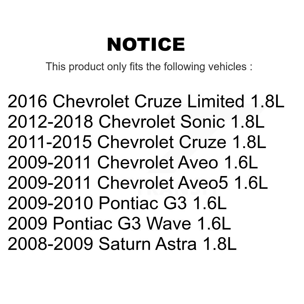 [N/A] Solénoïde de calage variable du moteur (VVT) pour Chevrolet Cruze Sonic Limited G3