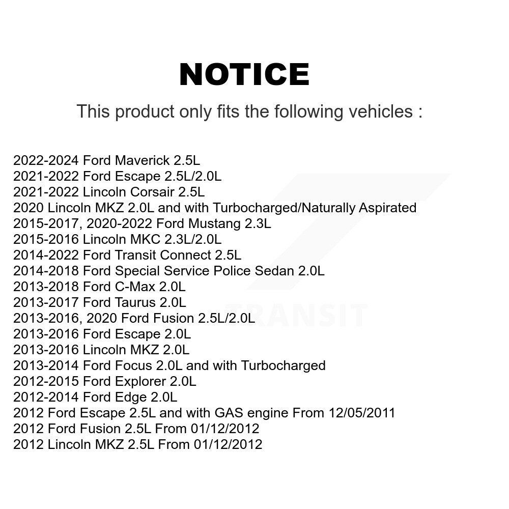 [N/A] Moteur Variable Valve Timing (VVT) Solénoïde pour Ford Escape Fusion Focus Edge
