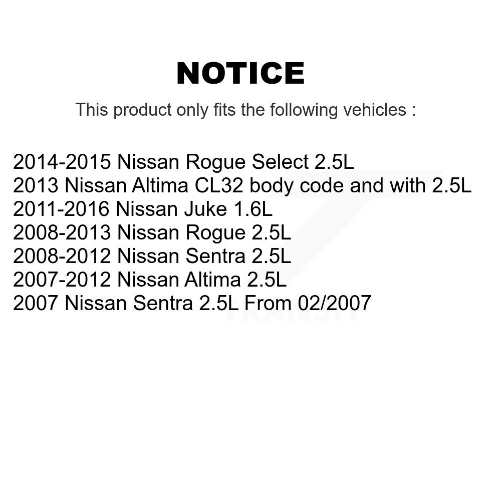 [N/A] Solénoïde de calage variable du moteur (VVT) pour Nissan Rogue Altima Sentra Juke