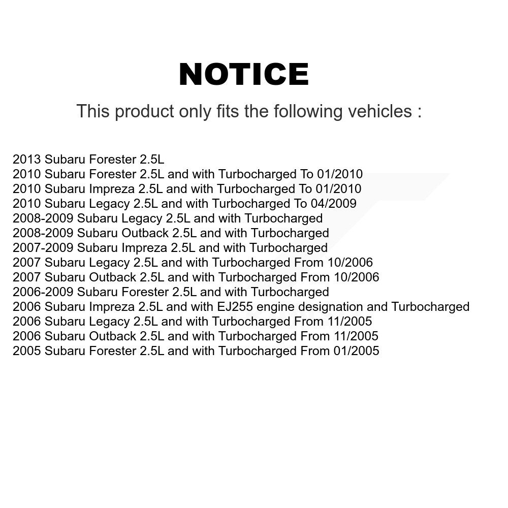 [N/A] Moteur Variable Valve Timing (VVT) Solénoïde pour Subaru Forester Impreza Outback