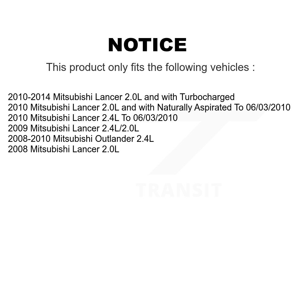 [Front] Moteur avant Solénoïde pour vanne variable (VVT) pour Mitsubishi Lancer