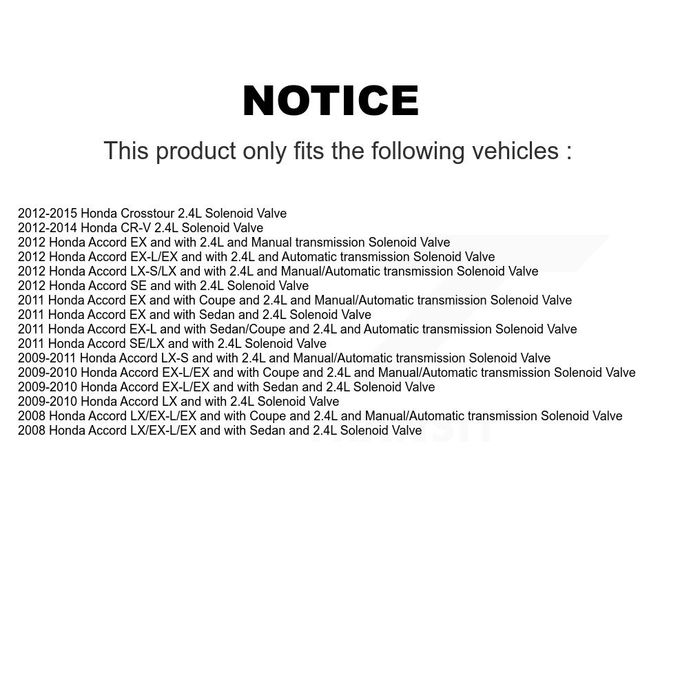 [N/A] Solénoïde pour Honda CR-V Accord Crosstour