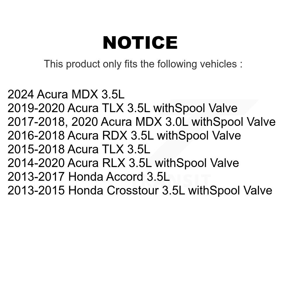 [Front] Solénoïde de calage variable du moteur (VVT) pour Honda Accord Acura RDX TLX MDX