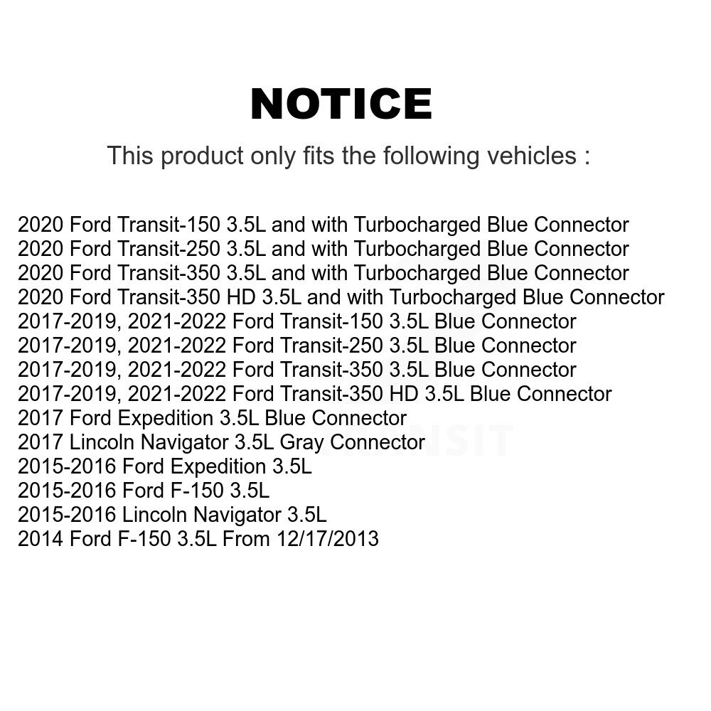 [Échappement (droite)] Solénoïde de synchronisation variable du moteur (VVT) pour Ford F-150 Transit-250 HD