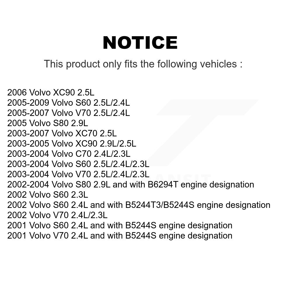 [Échappement] Solénoïde de calage variable du moteur (VVT) pour Volvo S60 XC70 V70 XC90 S80 C70