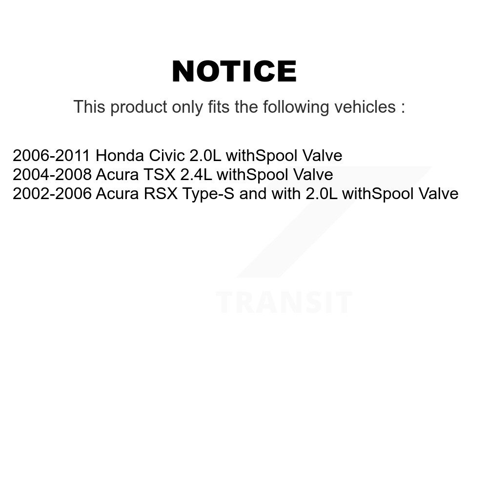 [N/A] Solénoïde de calibrage variable du moteur (VVT) pour Honda Civic Acura TSX RSX