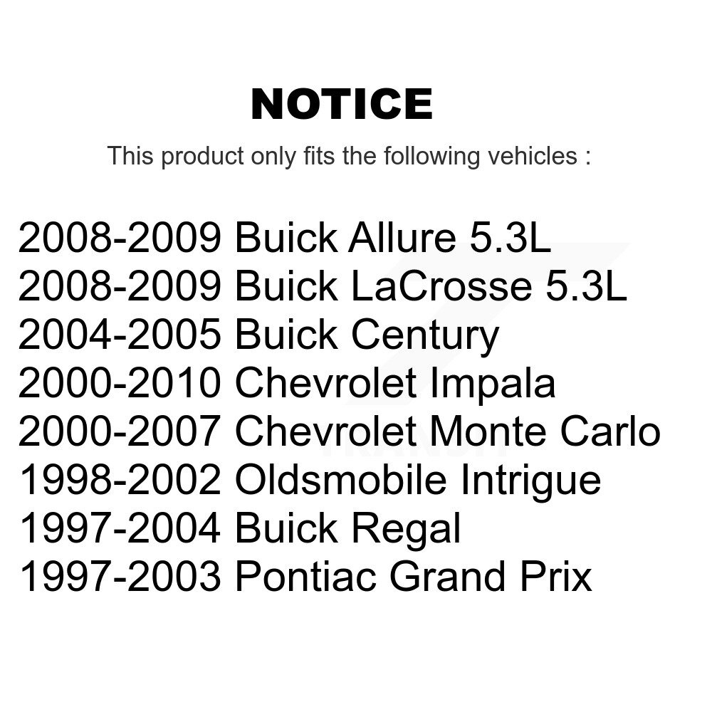 [Arrière gauche] Étalonnier de frein arrière gauche pour Chevrolet Impala Buick LaCrosse Monte Carlo Pontiac
