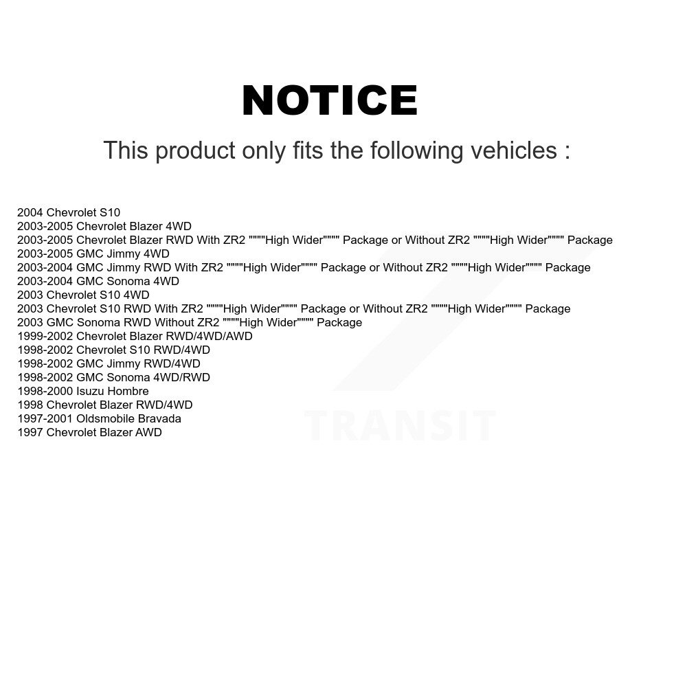 [Arrière gauche] Étalonnier de frein à disque arrière pour Chevrolet GMC Blazer S10 Jimmy Sonoma Isuzu Hombre
