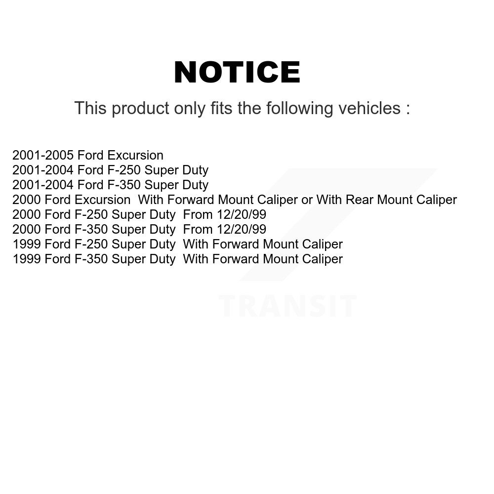 [Arrière droite] Étalonnier de frein à disque arrière pour Ford F-350 Super Duty F-250 Excursion SLC-18B4752
