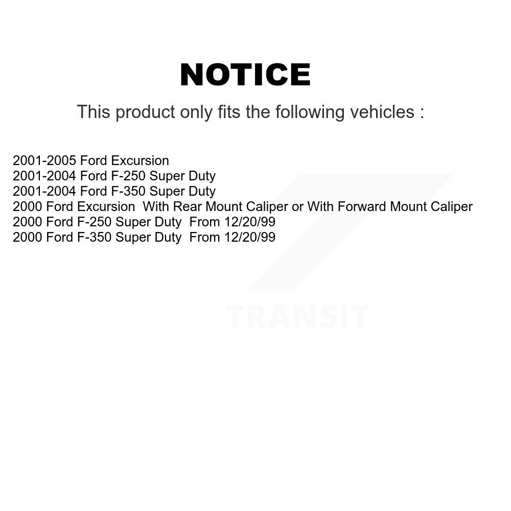 [Arrière gauche] Étalonnier de frein à disque arrière pour Ford F-350 Super Duty F-250 Excursion SLC-18B4753