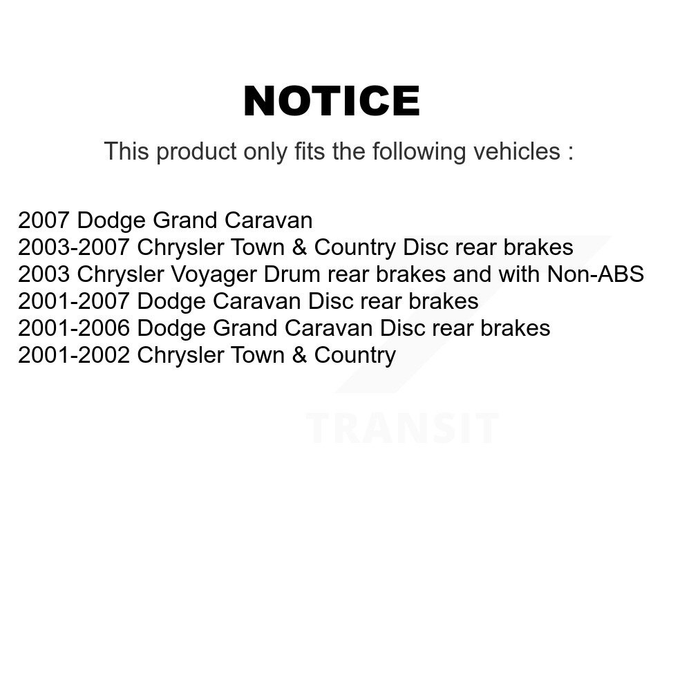 [Front Left] Étalonnier de frein à disque avant gauche pour Dodge Grand Caravan Chrysler Ville et pays