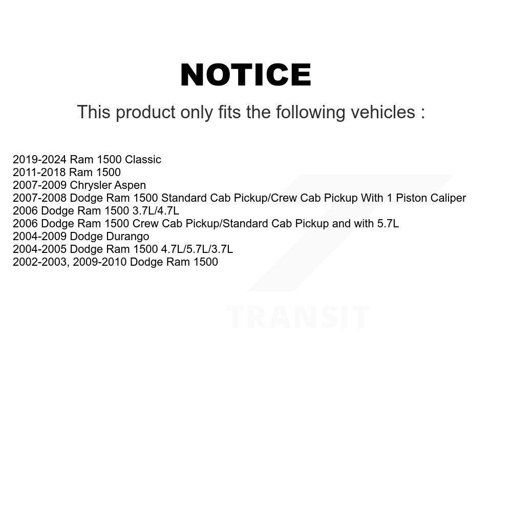[Arrière droite] Calibre de frein à disque arrière droit pour Ram 1500 Classic Dodge Durango Chrysler Aspen