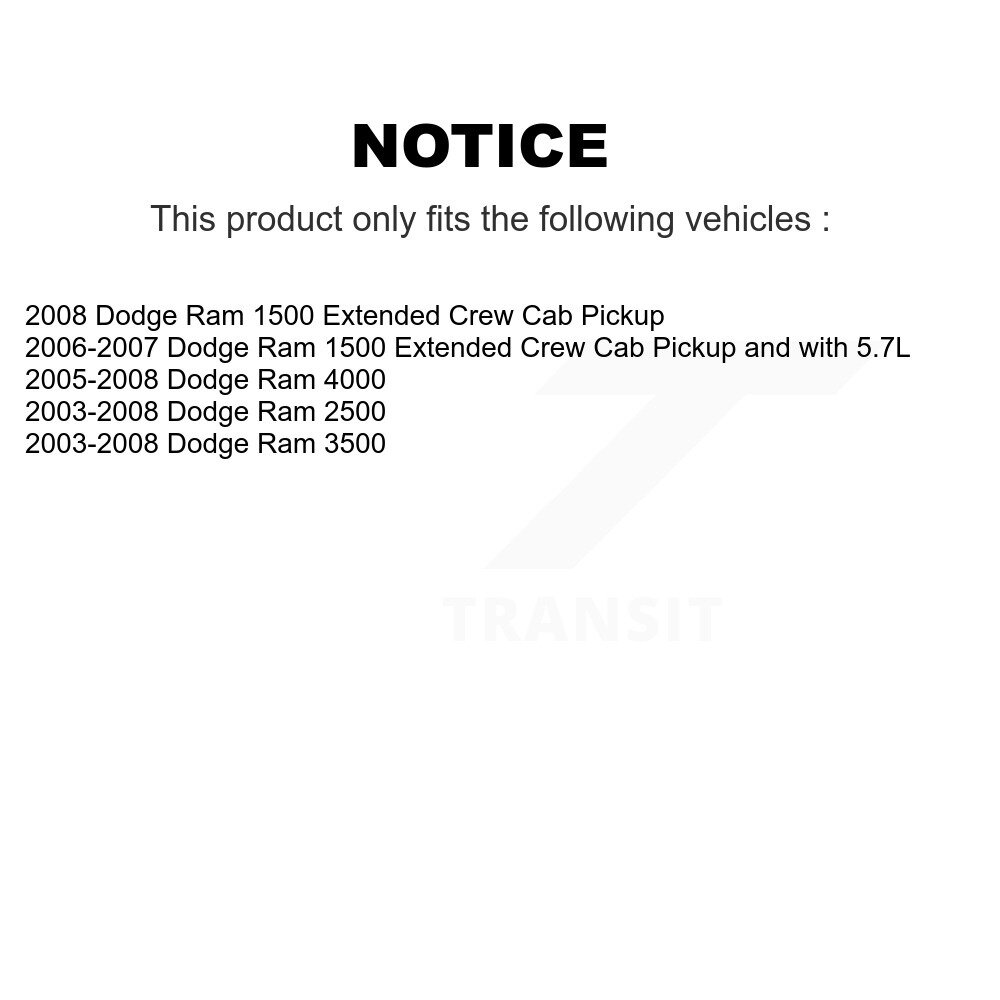 [Avant droite] Etrier de frein à disque avant droit pour Dodge Ram 1500 3500 2500 4000 SLC-18B4890