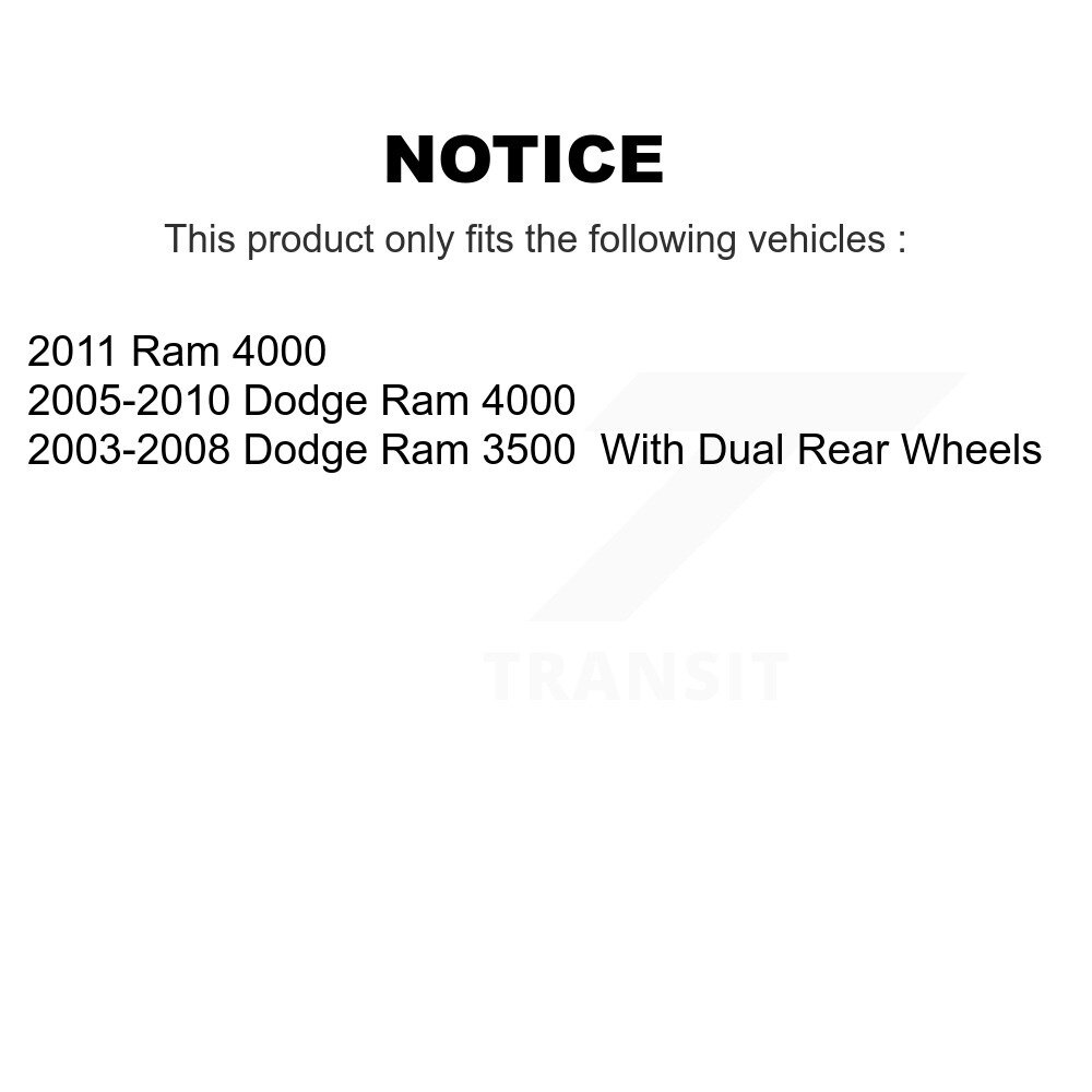 [Arrière droite] Etrier de frein à disque arrière droit pour Dodge Ram 3500 4000 SLC-18B4896