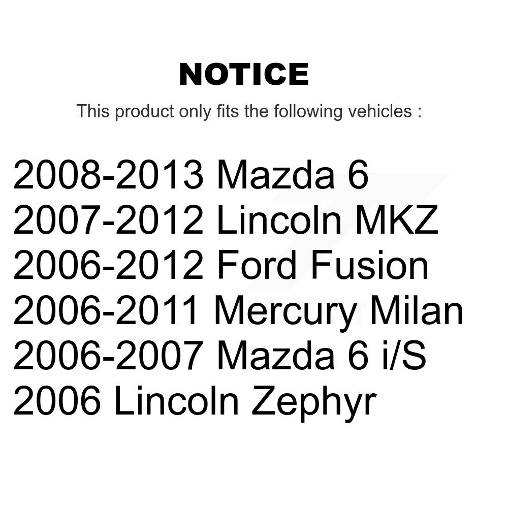 [Avant droite] Étalonnier de frein avant droit pour Ford Fusion Mazda 6 Lincoln MKZ Zéphyr Mercure