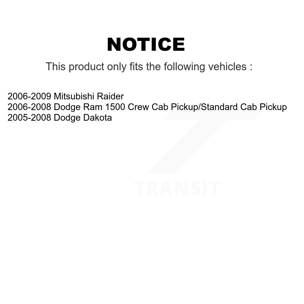 [Avant droite] Étrier de frein à disque avant droit pour Dodge Ram 1500 Dakota Mitsubishi Raider