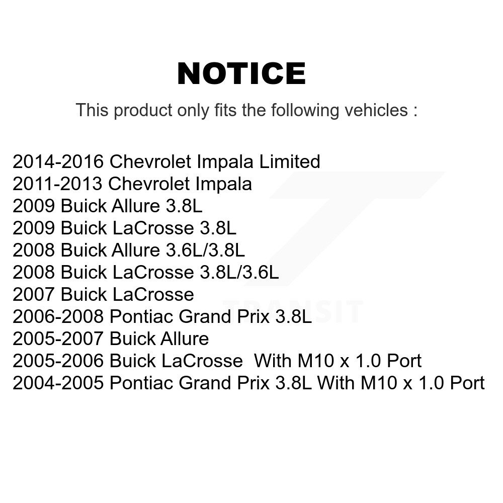[Arrière droite] Etrier de frein arrière droit pour Buick Chevrolet Impala LaCrosse Pontiac Grand Prix