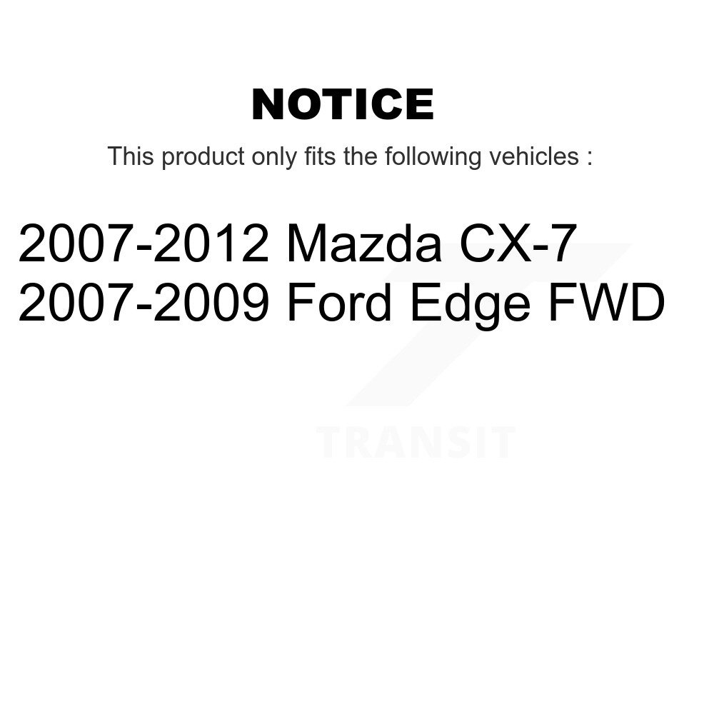 [Front Left] Étalonnier de frein à disque avant gauche pour Mazda CX-7 Ford Edge SLC-18B5026S