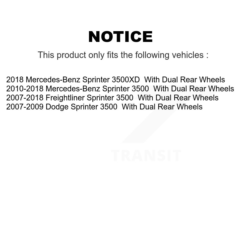 [Arrière gauche] Calibre de frein à disque arrière gauche pour Sprinter 3500 Mercedes-Benz Dodge Freightliner