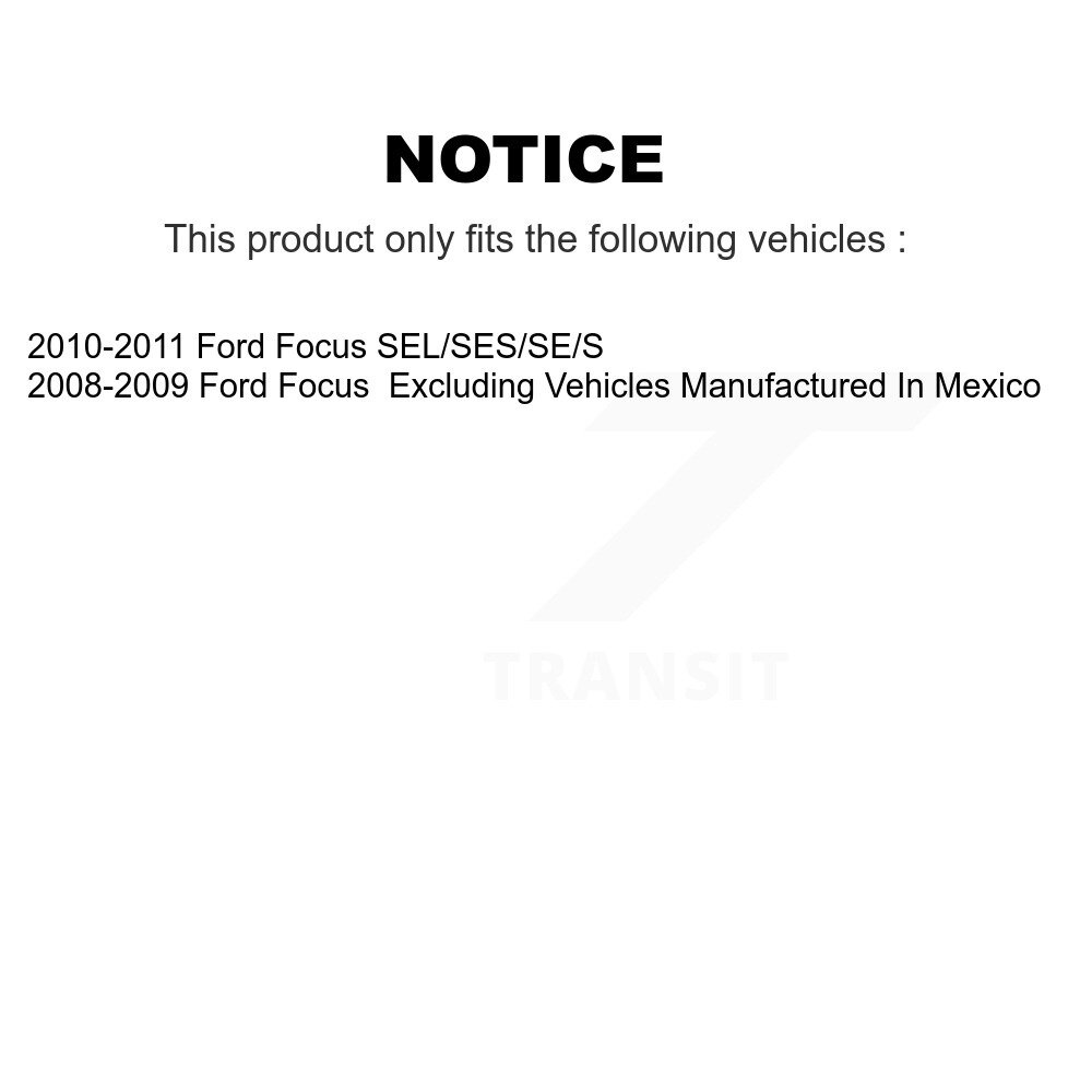 [Front Left] Etrier de frein à disque avant gauche pour Ford Focus SLC-18B5068