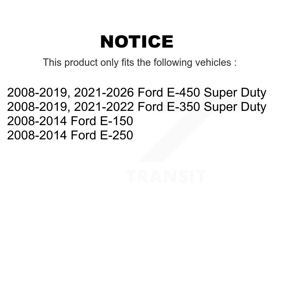 [Front Left] Etrier de frein à disque avant gauche pour Ford E-350 Super Duty E-250 E-150 E-450