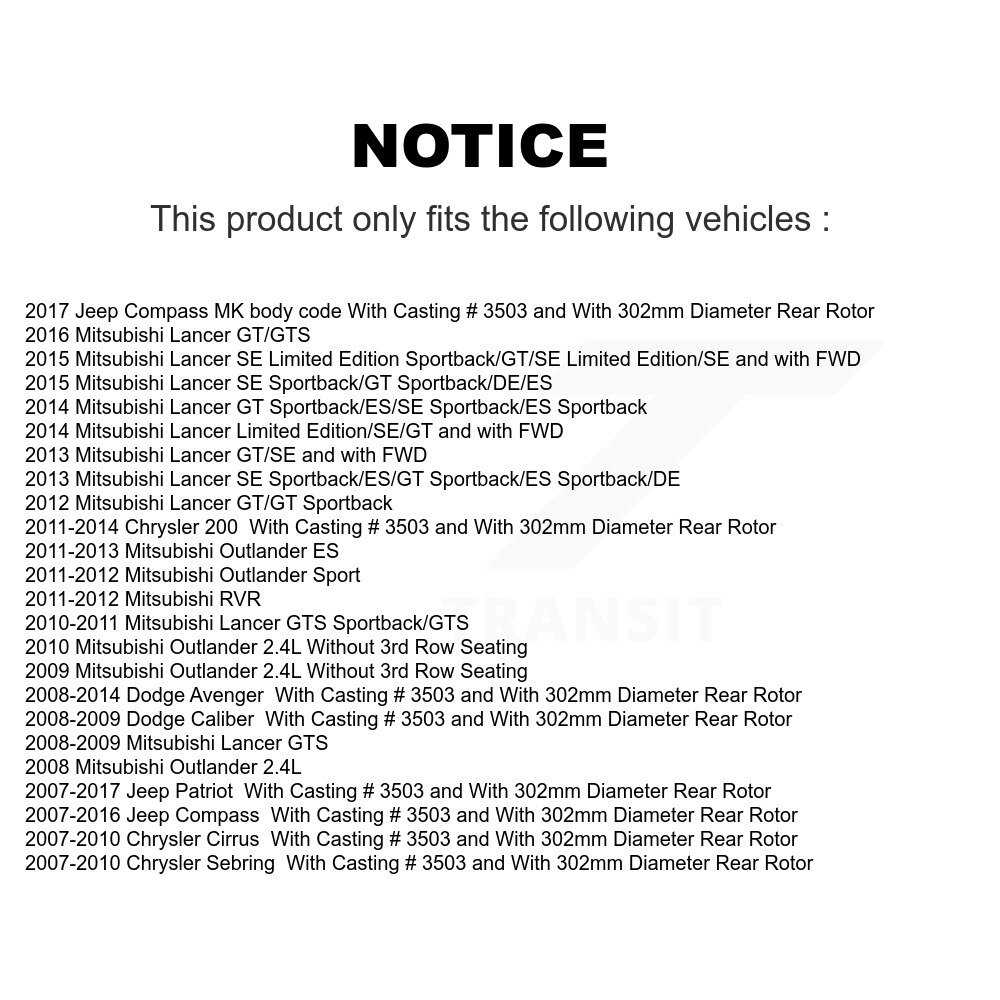 [Arrière droite] Étalonnier de frein arrière droit pour Mitsubishi Jeep Lancer Patriot Compass Dodge Sport