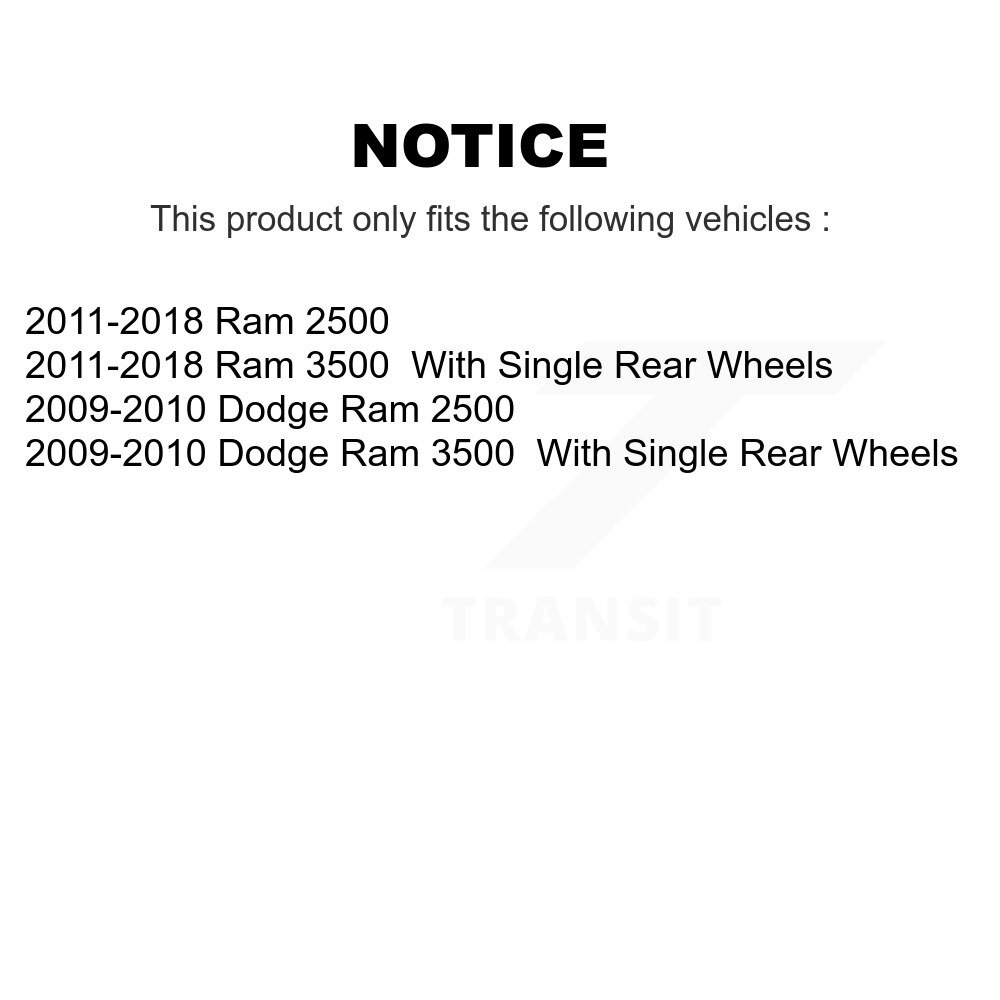 [Arrière droite] Étalonnier de frein à disque arrière droit pour Ram 3500 2500 Dodge SLC-18B5174